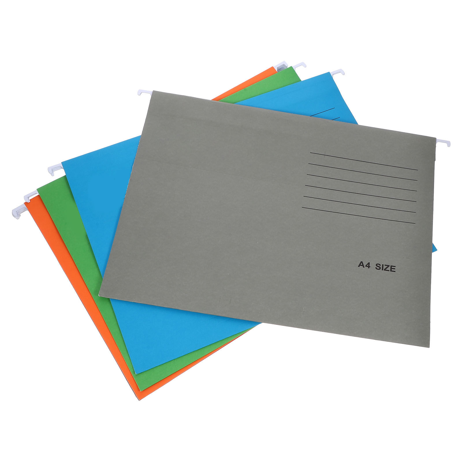 File Folder Hanging - 8個入り吊り下げ式ファイルフォルダー、耐久性のある耐摩耗性レシートオーガナイザー、オフィス、家庭、学校、旅行用の携帯用書類収納