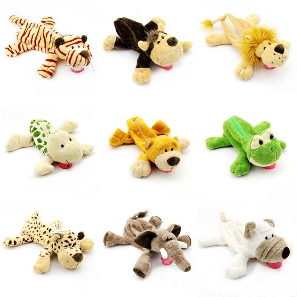 Lion Stationery & Office Supply(Kunshan)Co.Ltd - クリエイティブかわいい鉛筆バッグかわいいライオン猿文具ケース森林動物大容量鉛筆ポーチギフト