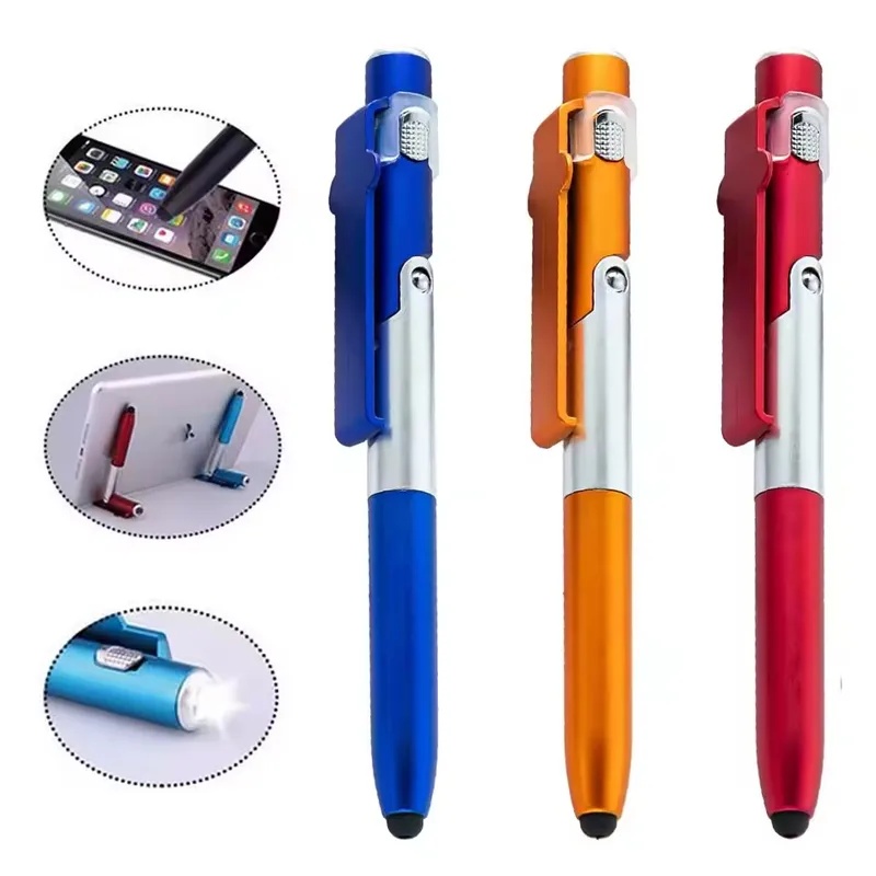 4 in 1 多機能ボールペン LEDライト付き 折りたたみ - Stationery Office のレビューと価格