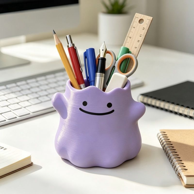 漫画キャラクターペンホルダー クリエイティブ収納オーガナイザ - Stationery Office のレビューと価格