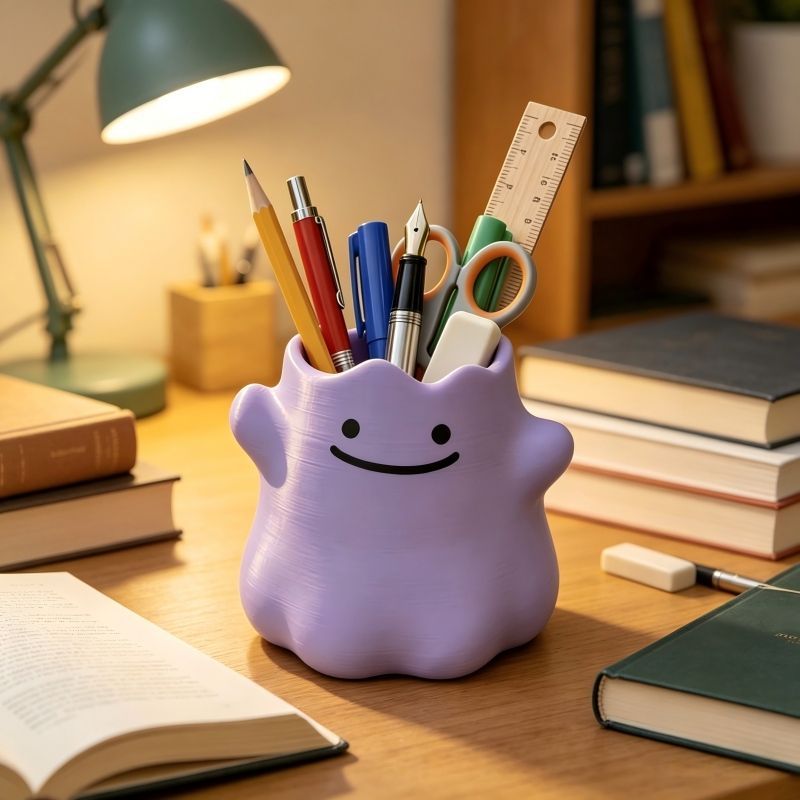 漫画キャラクターペンホルダー クリエイティブ収納オーガナイザ - Stationery Office のレビューと価格