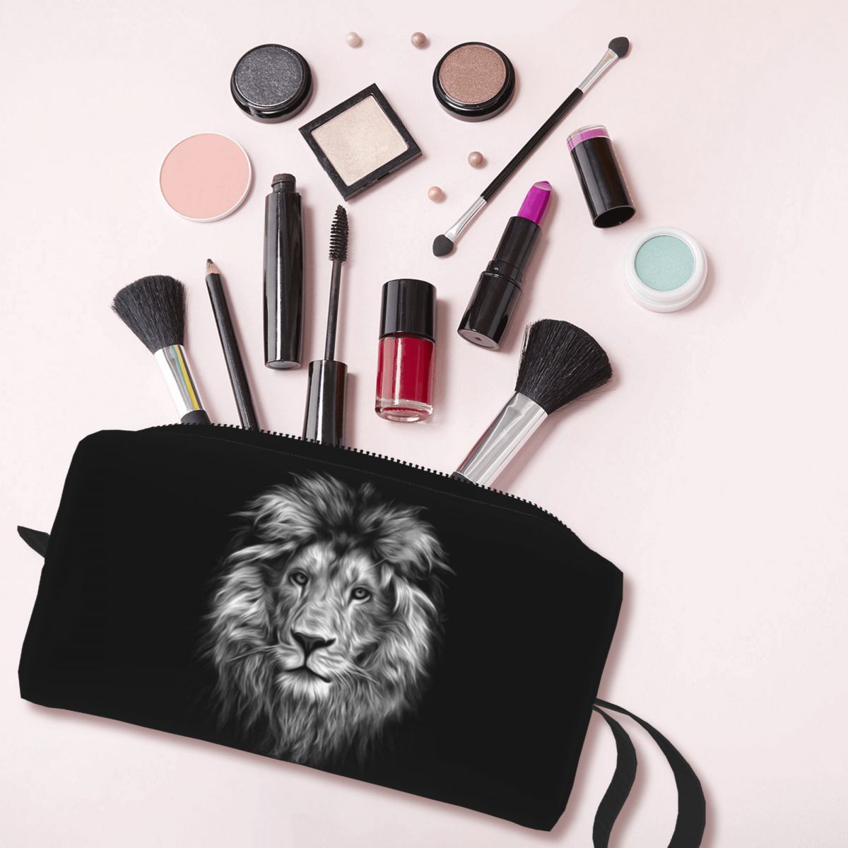 アフリカの野生のライオンの顔の肖像画鉛筆ケース学生用学校ペン - Lion Stationery & Office Supply(Kunshan)Co.Ltd のレビューと価格
