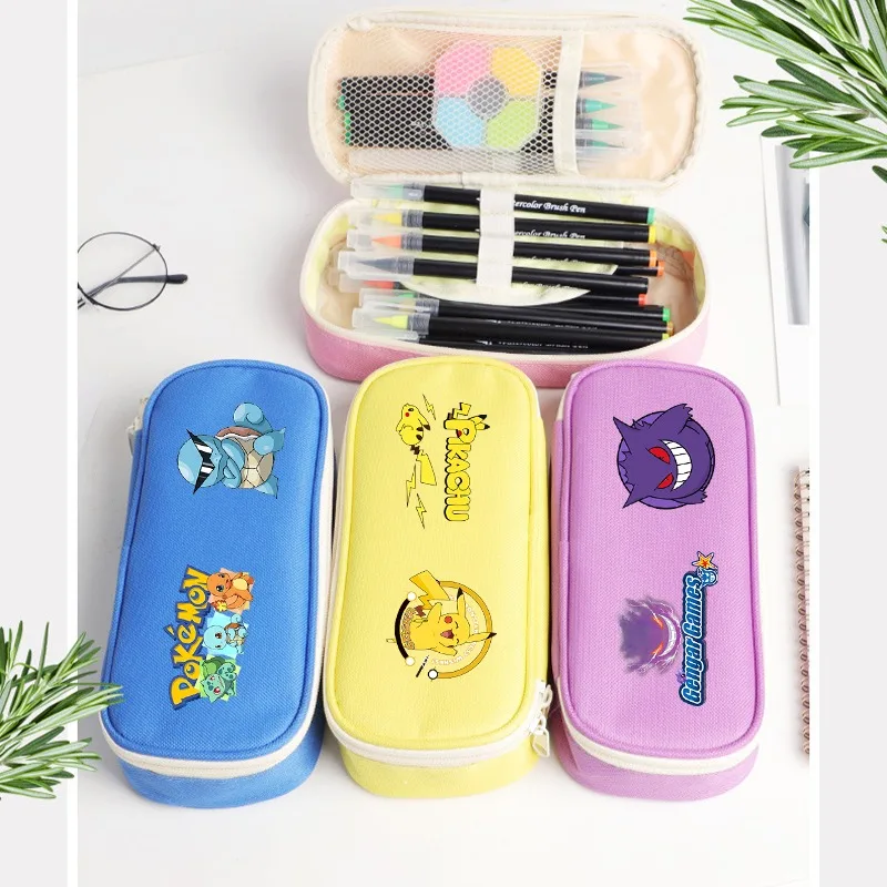 ポケモンピカチュウ鉛筆ケースかわいい学生文具漫画アニメグラフ - Stationery Office のレビューと価格