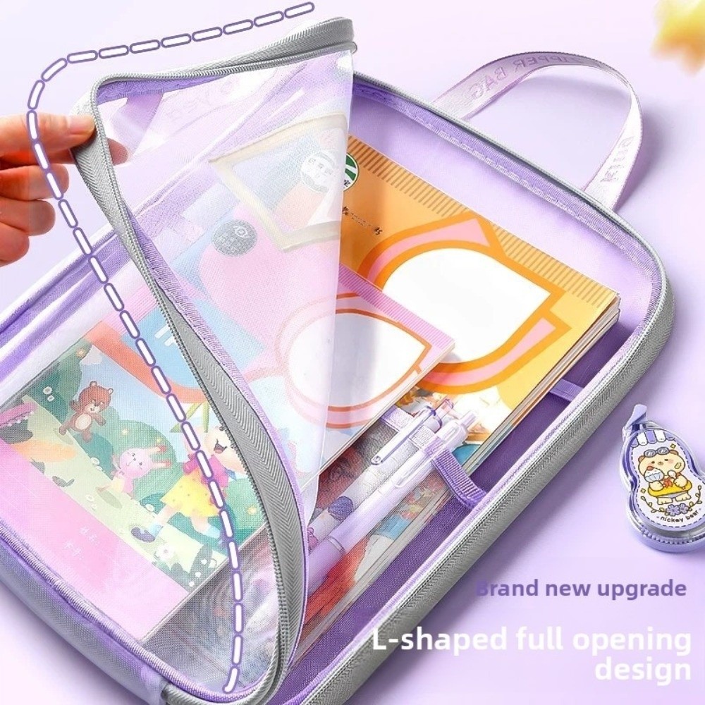 メッシュ文具収納袋 3 層ポケットジッパー開閉テスト紙袋大容 - Stationery Supplier のレビューと価格