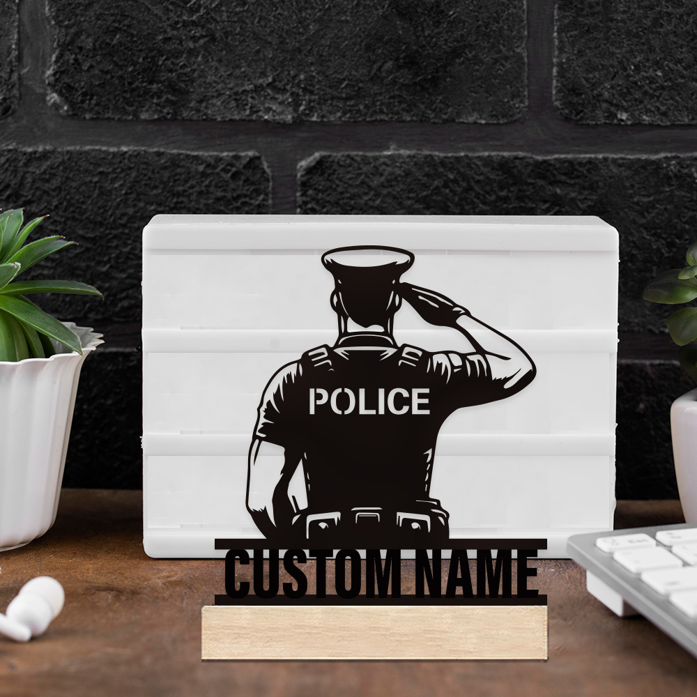 パーソナライズされた金属製警察バッジ、カスタムネームデスクネ - Desk Name Plate のレビューと価格