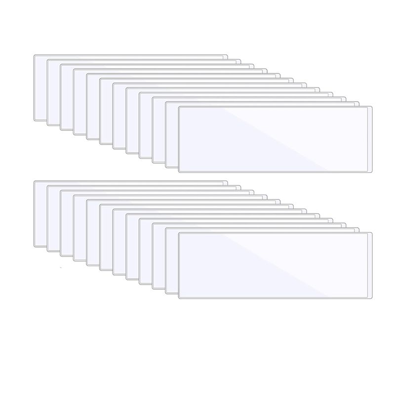 N34R-クリア 再利用可能なポケットネームプレート 30枚 - Desk Name Plate のレビューと価格