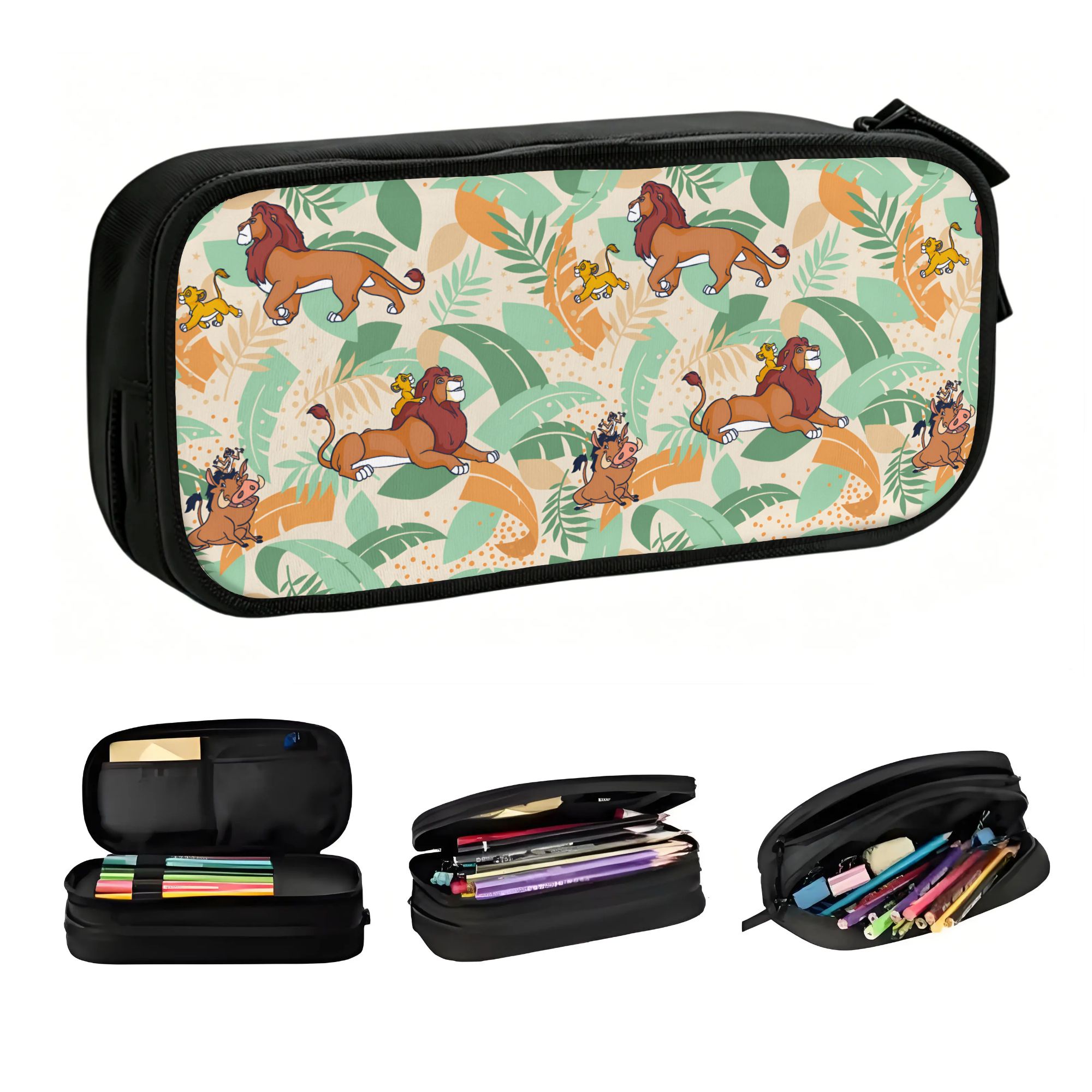 Liones アニメ Kinges スクール鉛筆ケース男性女 - Lion Stationery & Office Supply(Kunshan)Co.Ltd のレビューと価格