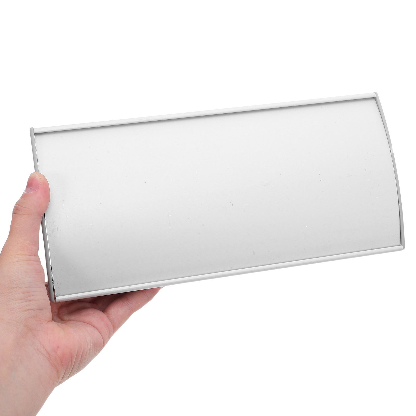 空白のアーチ型オフィスデスク用ネームプレートホルダー、金属製 - Desk Name Plate のレビューと価格