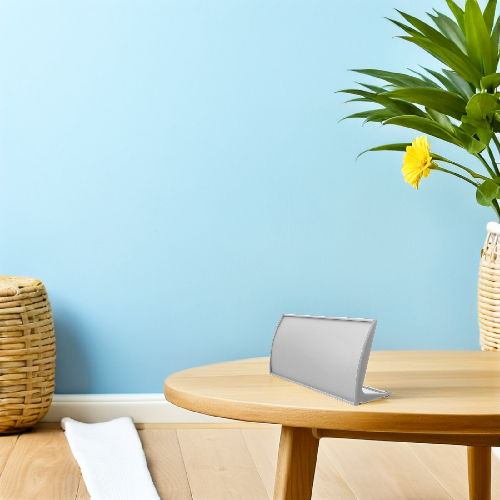空白のアーチ型オフィスデスク用ネームプレートホルダー、金属製 - Desk Name Plate のレビューと価格