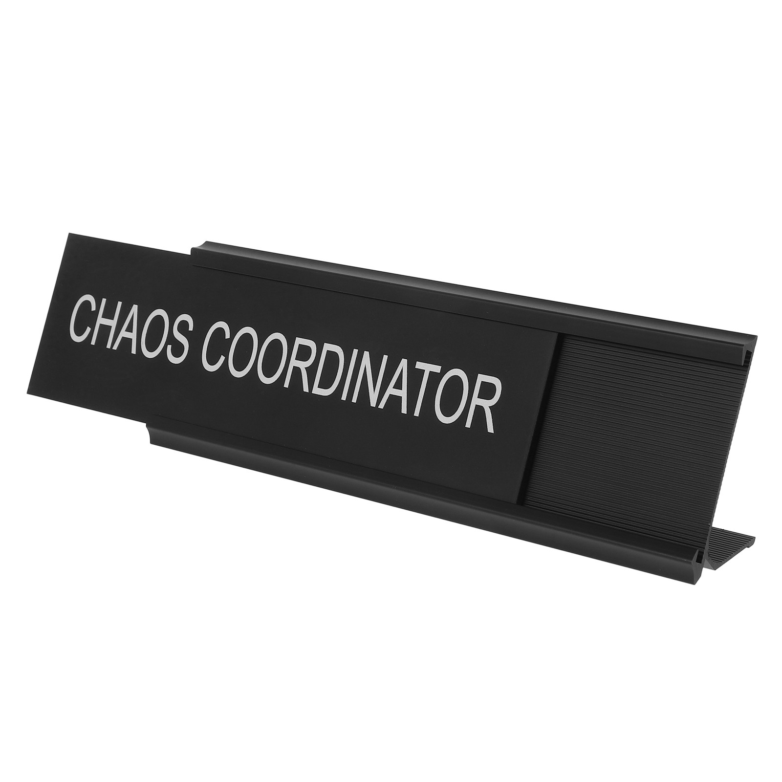 L字型アルミ合金デスクプレート カオスコーディネーター オフ - Desk Name Plate のレビューと価格