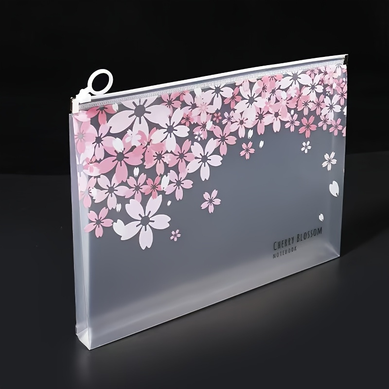 ランダムパターン透明A4桜スタイルファイルフォルダードキュメ - Portfolio Folder Zip のレビューと価格