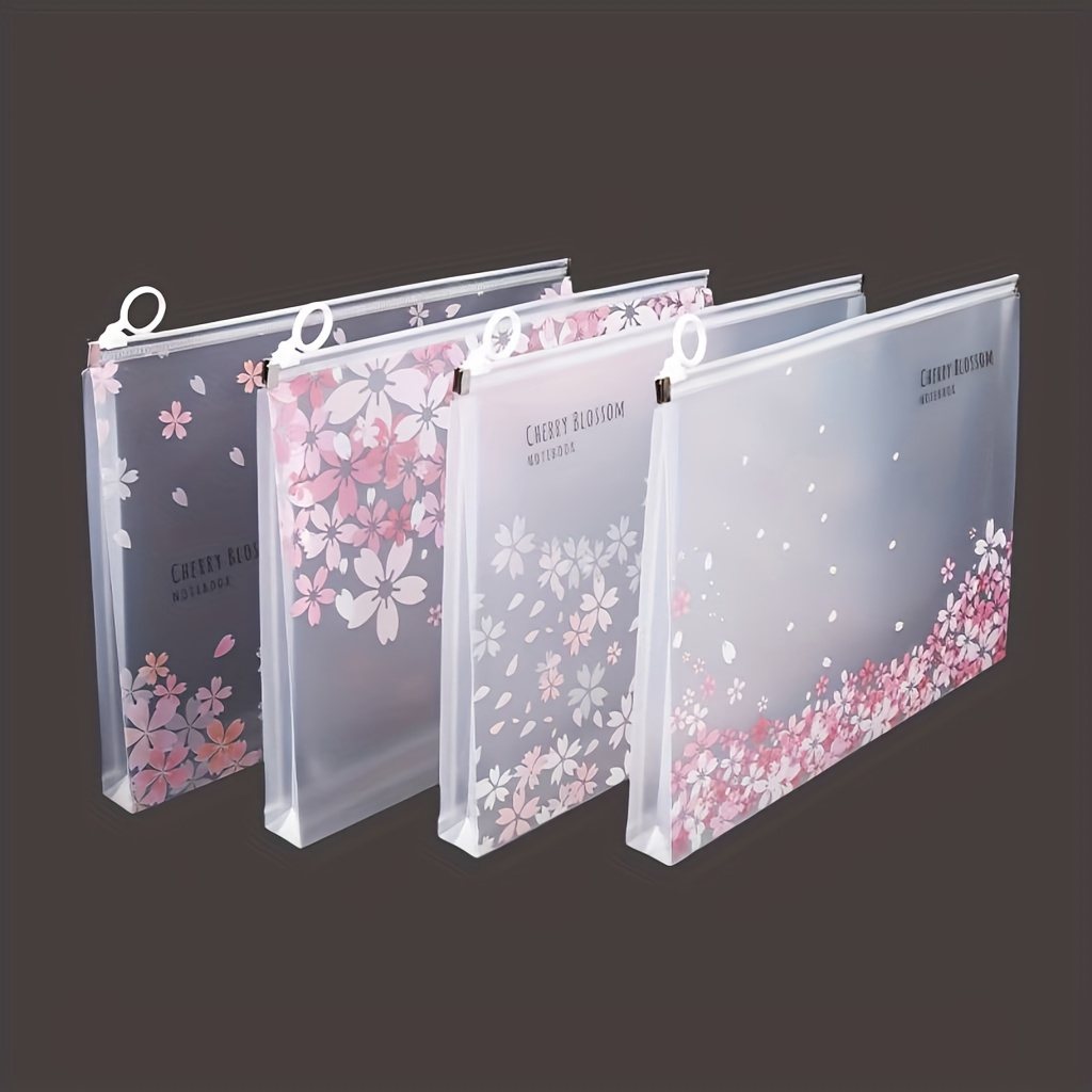ランダムパターン透明A4桜スタイルファイルフォルダードキュメ - Portfolio Folder Zip のレビューと価格