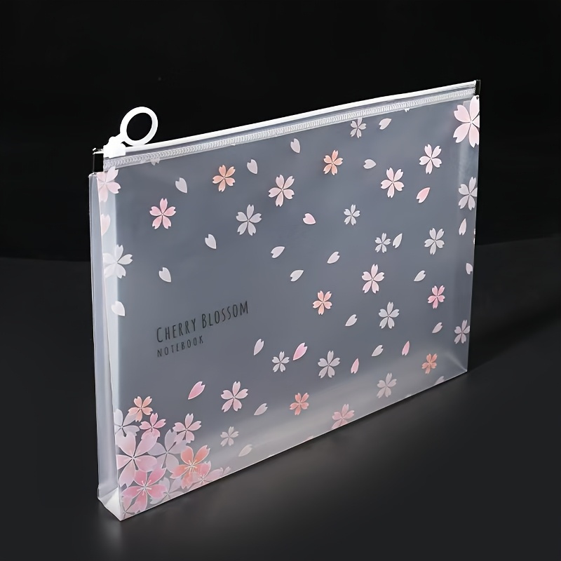 ランダムパターン透明A4桜スタイルファイルフォルダードキュメ - Portfolio Folder Zip のレビューと価格
